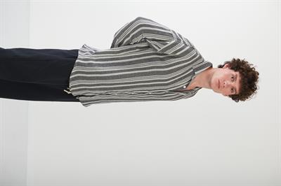 Buldan Yaka Çizgili Gömlek