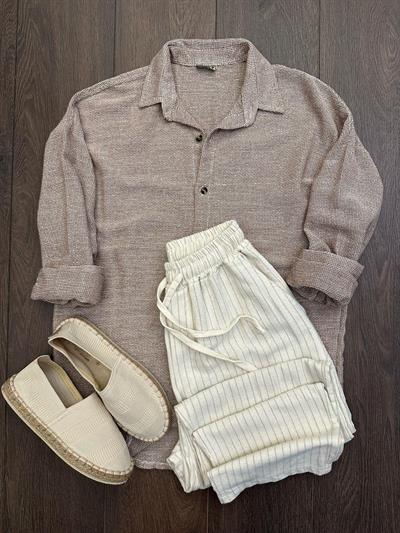 Buldan Yaka Kafes Gömlek