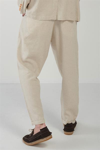 Duble Parça Pileli Yandan Cepli Pantolon