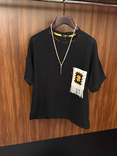 Ethno Carpet Keten T-Shirt