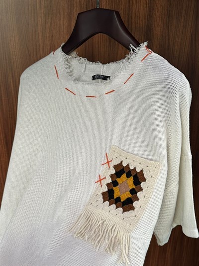 Ethno Carpet Keten T-Shirt