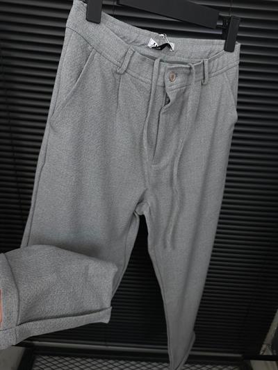 Glenn Gri Kumaş Pantolon