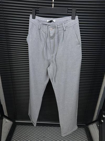 Glenn Gri Kumaş Pantolon