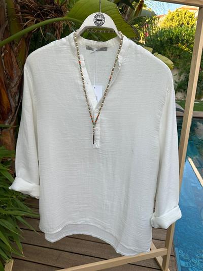 Hakim Yaka Kolyeli Gömlek