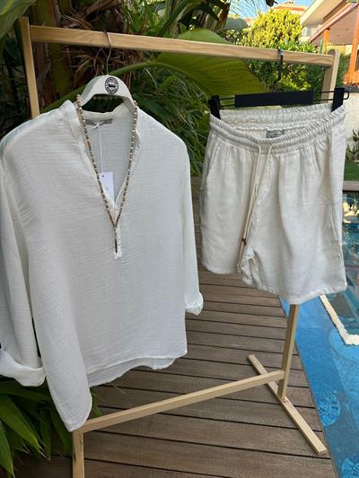 Hakim Yaka Kolyeli Gömlek