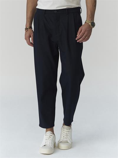 Harold Lacivert Kumaş Pantolon