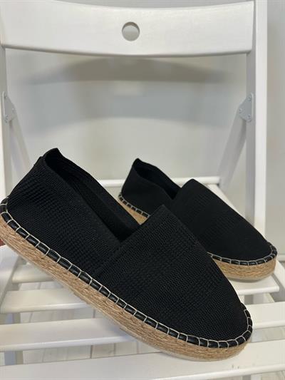 Hasır Taban Keten Espadril