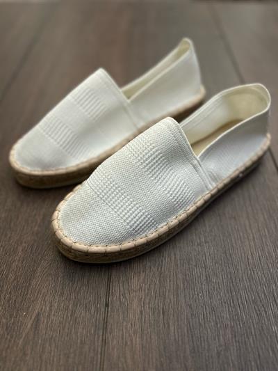 Hasır Taban Keten Espadril