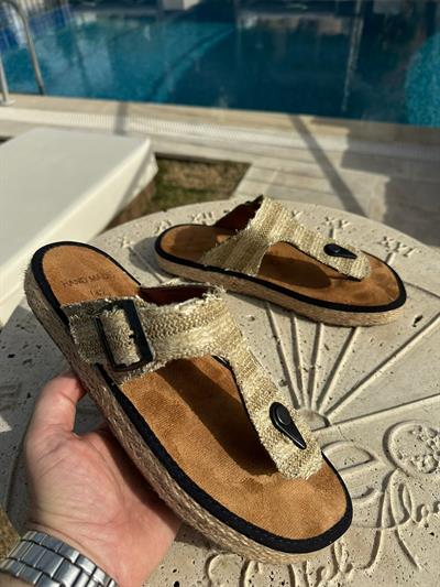 Hasır Taban Parmak Arası Terlik