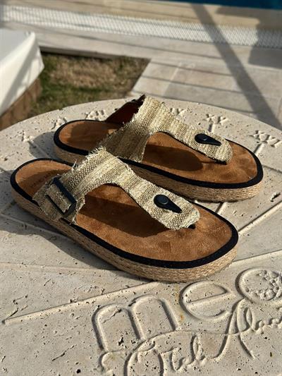 Hasır Taban Parmak Arası Terlik