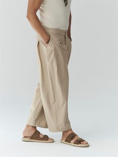 Hector Bej Geniş Paça Coton  Pantolon
