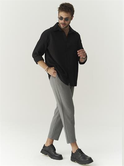 Juan Siyah Pamuk Gömlek