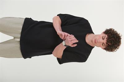 Kafes Örgülü Cep Detaylı Basic T-Shirt