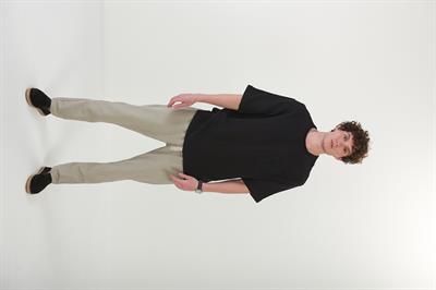 Kafes Örgülü Cep Detaylı Basic T-Shirt