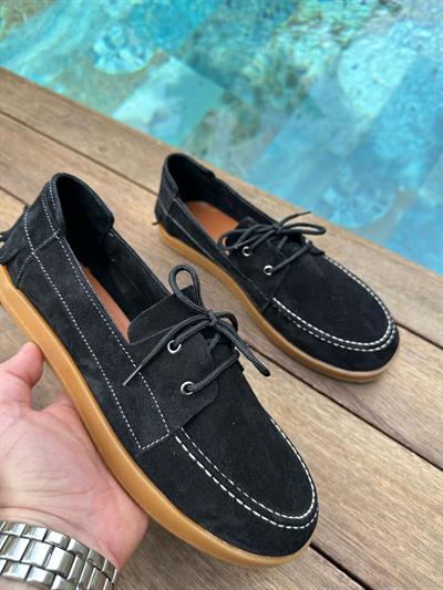 Kauçuk Taban %100 Süet Deri Ayakkabı