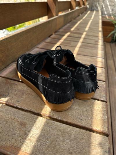 Kauçuk Taban %100 Süet Deri Ayakkabı