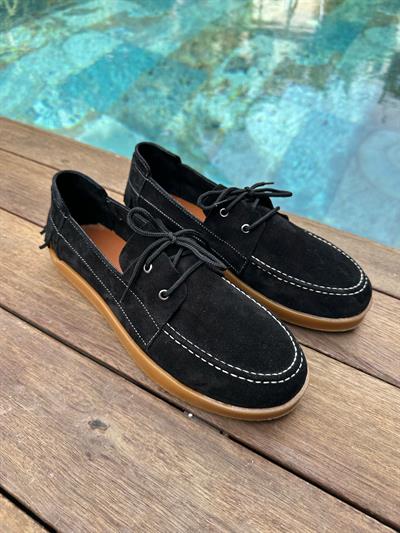 Kauçuk Taban %100 Süet Deri Ayakkabı