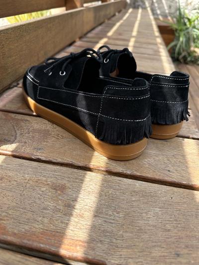 Kauçuk Taban %100 Süet Deri Ayakkabı