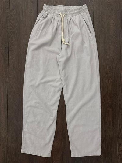 Kebe Keten Pantolon - Bej