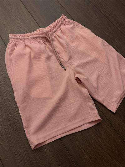 Kendinden Desenli Penye Şort