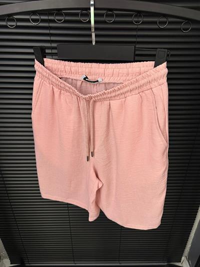 Kendinden Desenli Penye Şort