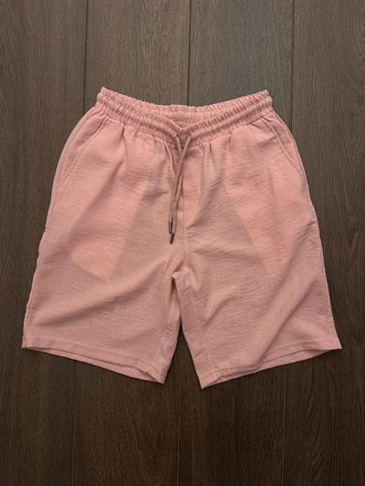 Kendinden Desenli Penye Şort