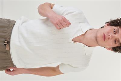 Links Örgü Triko Yakalı T-Shirt