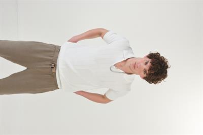 Links Örgü Triko Yakalı T-Shirt