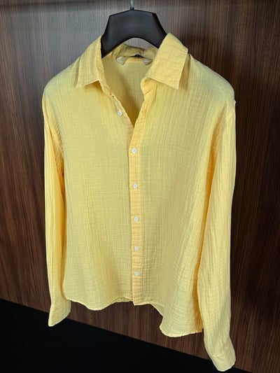 Mikonos Cep Detaylı Basic Müslin Gömlek