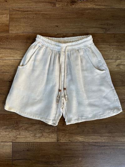 Peşkun Şort - Beyaz