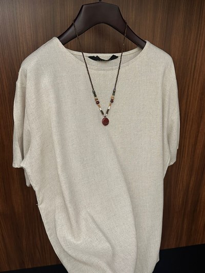 Rio Oversize Keten T-Shirt