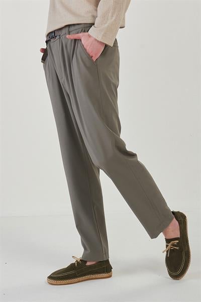 Sayaş Kumaş Kemerli Pantolon