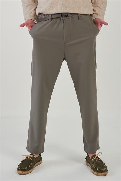 Sayaş Kumaş Kemerli Pantolon