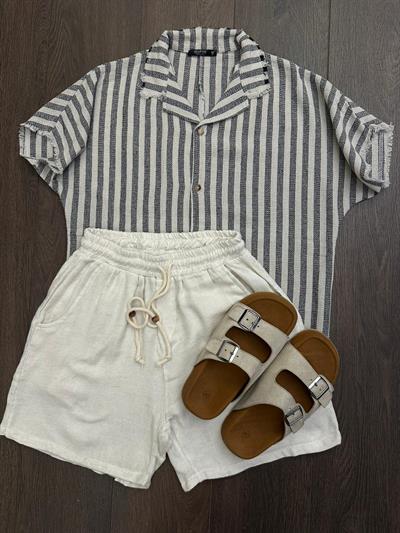 Tigan Çizgili Gömlek