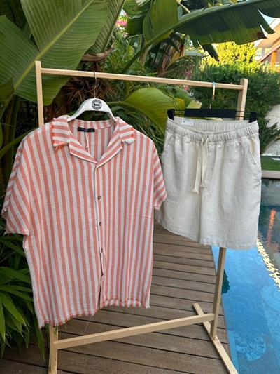 Tigan Çizgili Gömlek