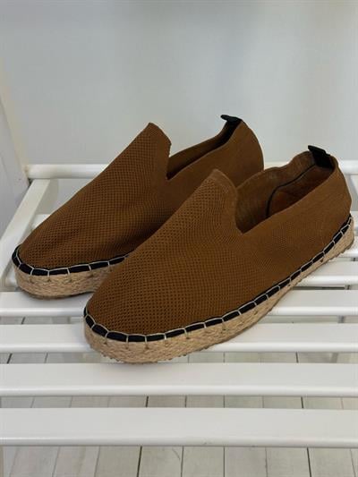 Triko Kumaş Hasır Tabanlı Espadril