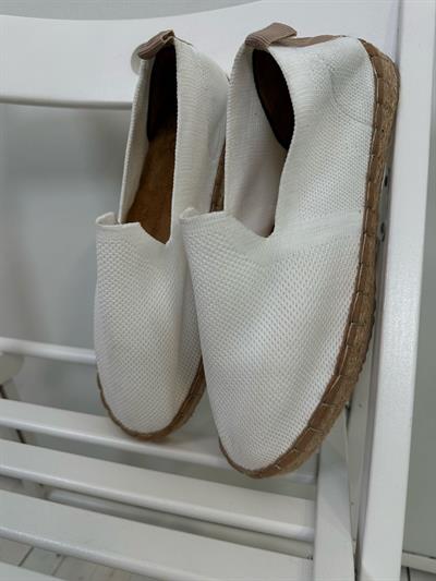 Triko Kumaş Hasır Tabanlı Espadril