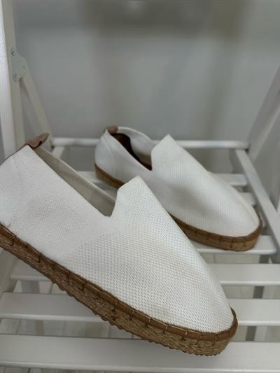 Triko Kumaş Hasır Tabanlı Espadril