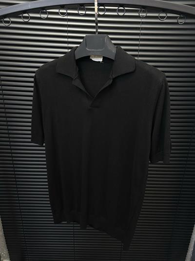 Triko Kumaş Yakalı T-Shirt