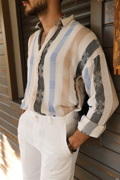 Urmi Jakar Çizgili Gömlek