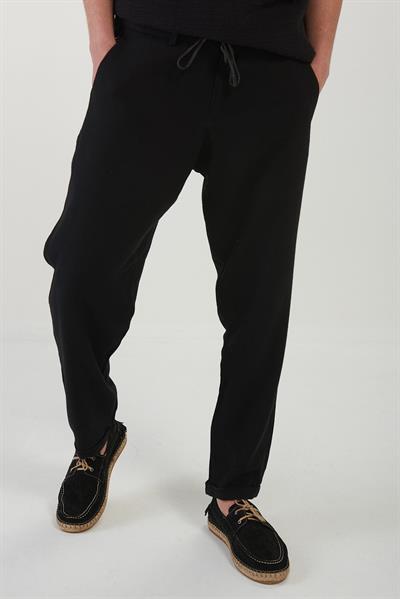 Yandan Cepli Arka Kemeri Lastikli Pantolon