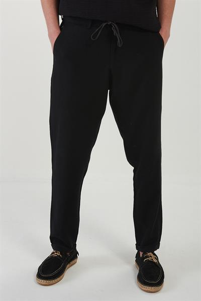 Yandan Cepli Arka Kemeri Lastikli Pantolon