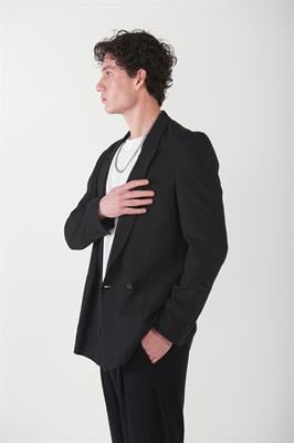 Yarım Astarlı Cepli Uzun Ceket