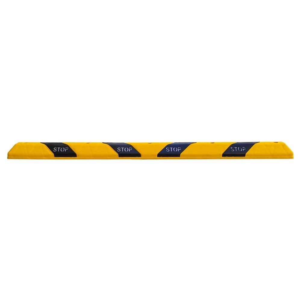 190 cm Yellow-Black Plastic Wheel Stopper – Flexible and Impact-Resistant Parking Aid