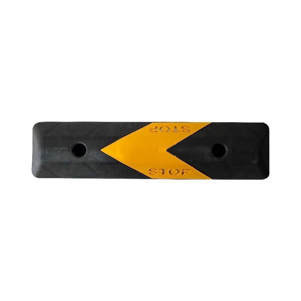 2li Set Plastik Oto Park Araç Stoperi – 60 cm Siyah-Sarı Kompakt Model