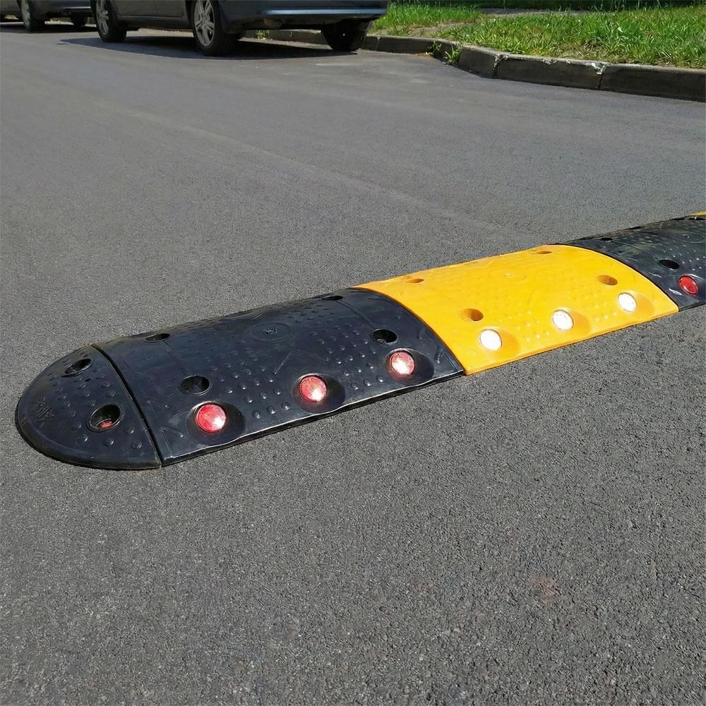 4,5 Metre Oval Plastik Hız Kesici Set | Modüler Yol Kasisi Çözümü