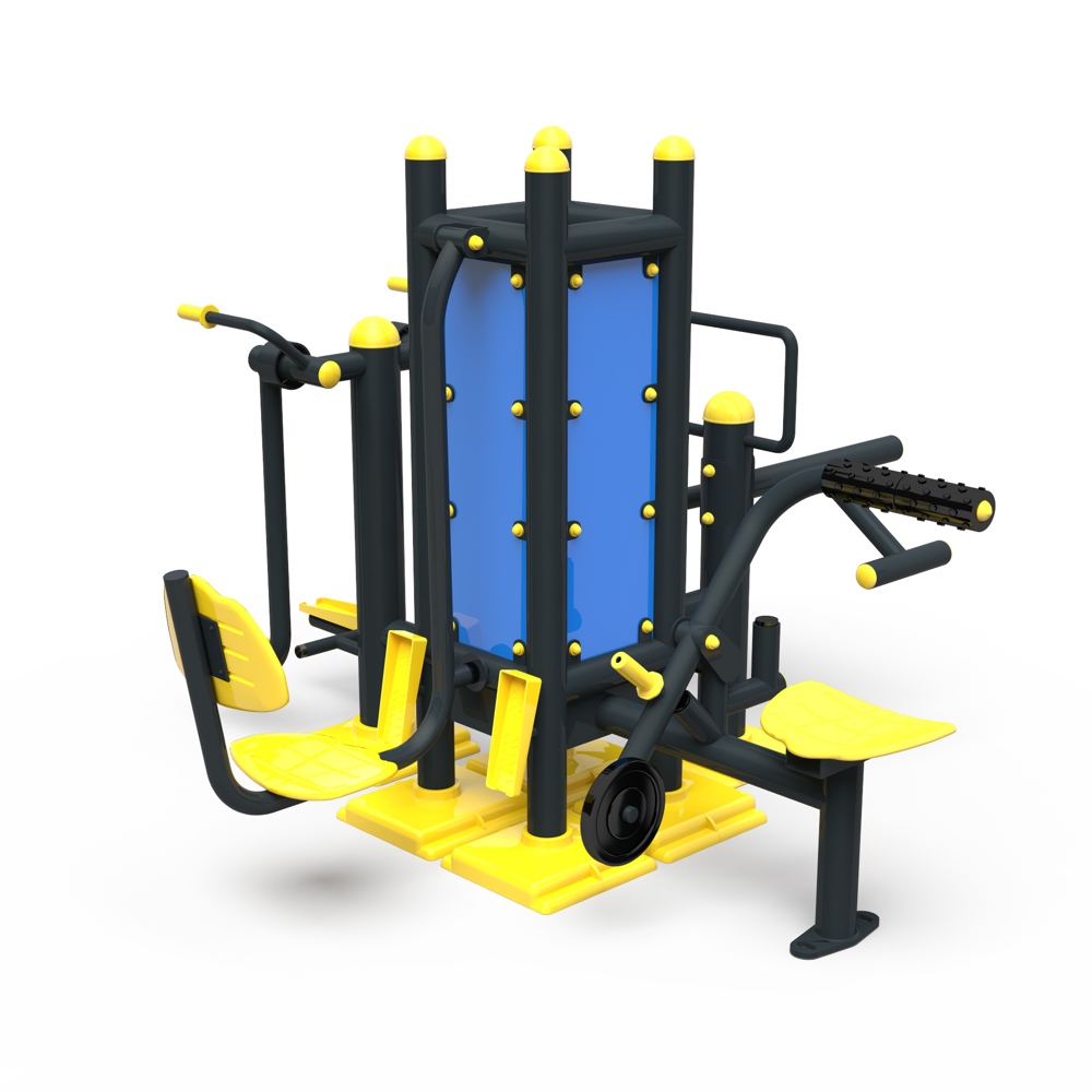 Açık Alan Fitness Aleti,  Panolu Spor Aletleri, Dörtlü Fitness Aleti