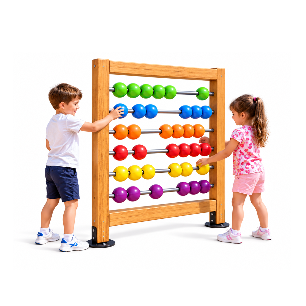 Wooden Playground Abacus Play Panel