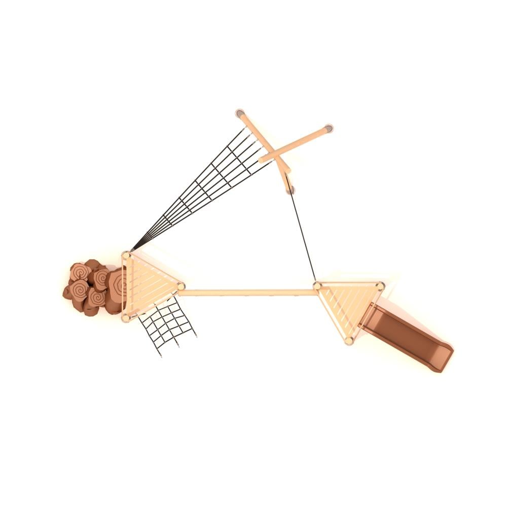 Ahşap Çocuk Parkı SG202, Tırmanma Aktiviteli Model