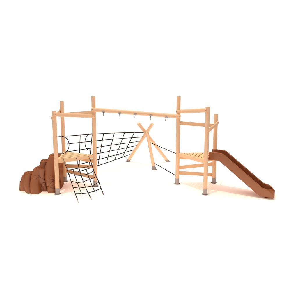 Ahşap Çocuk Parkı SG202, Tırmanma Aktiviteli Model